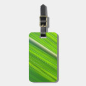 Grünes Maisblattdesign Bagagelabel (Voorkant verticaal)