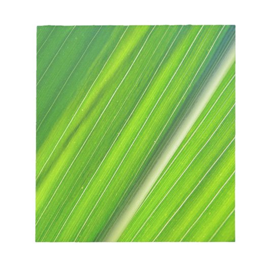 Grünes Maisblattdesign Notitieblok (Voorkant)
