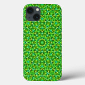 Grünes Netz Kaleidoscope/Green Kaleidoscope Net Case-Mate iPhone Case (Achterkant)