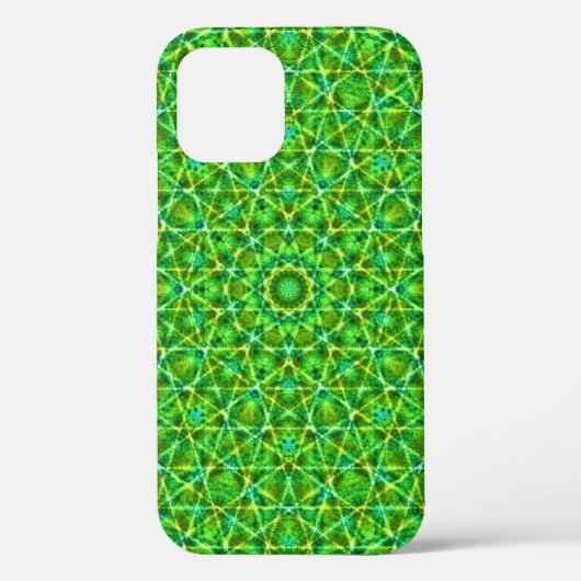 Grünes Netz Kaleidoscope/Green Kaleidoscope Net Case-Mate iPhone Case (Achterkant)
