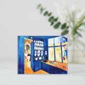 Grunewald - De blauwe keuken Briefkaart (Staand voorkant)