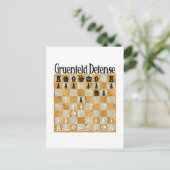 Grünfeld Defense Briefkaart (Staand voorkant)