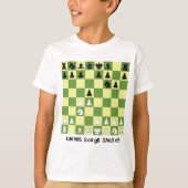 Grunfeld Defense Chess Open Shirt Chess Gift (Voorkant)