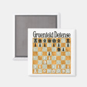 Grünfeld Defense Magneet (Voorkant / Achterkant)