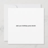 Grunge 21st Birthday Red Black Gold W1005 Kaart (Achterkant)