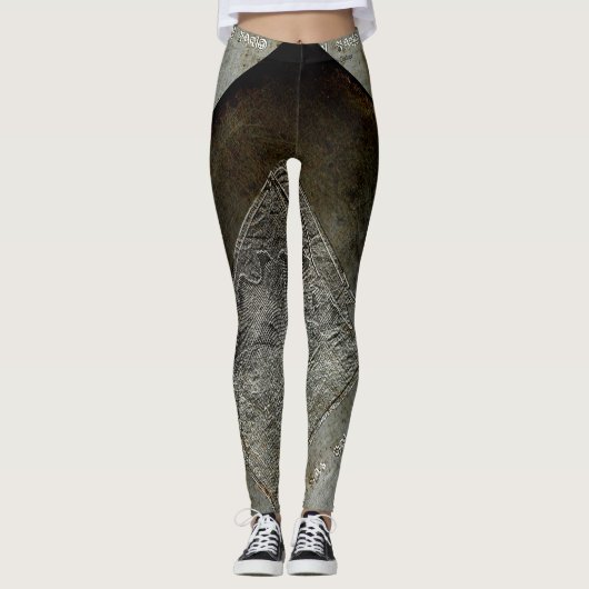Grunge 3 Slim Line Leggings (Voorkant)