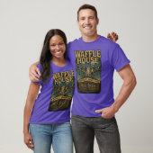 Grunge 70s Waffle House Design T-shirt (Unisex)