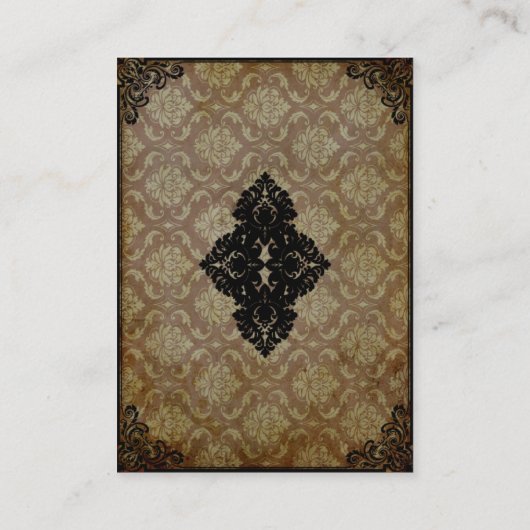 Grunge Aas van Schoppen Visitekaartje (Achterkant)