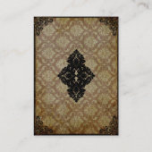 Grunge Aas van Schoppen Visitekaartje (Achterkant)