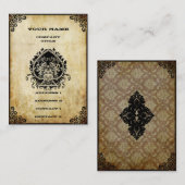 Grunge Aas van Schoppen Visitekaartje (Voorkant / Achterkant)