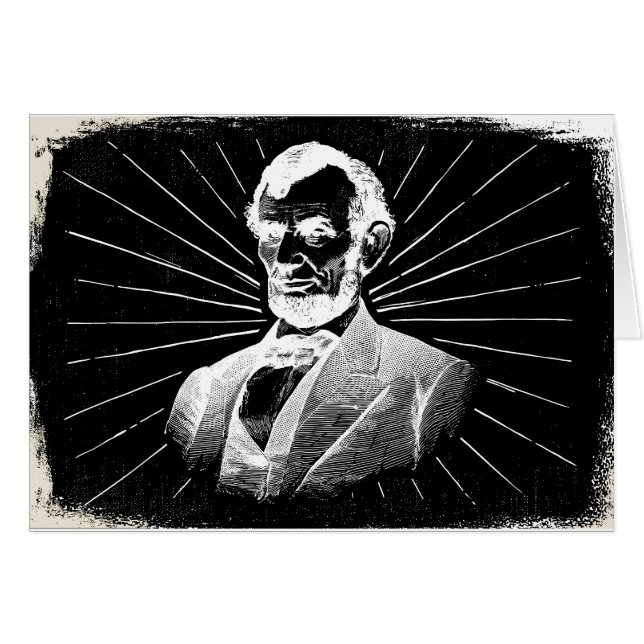 grunge abraham lincoln (Voorkant Horizontaal)
