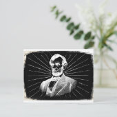 grunge abraham lincoln briefkaart (Staand voorkant)