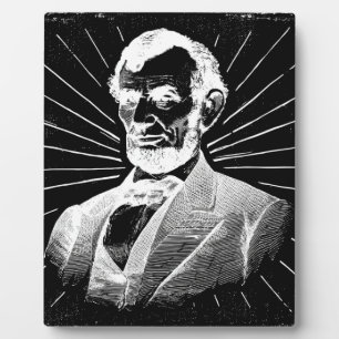 grunge abraham lincoln fotoplaat