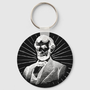 grunge abraham lincoln sleutelhanger