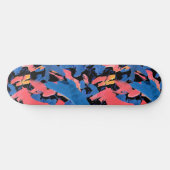 Grunge Abstract bloemmotief Persoonlijk Skateboard (Horizontaal)