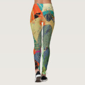 Grunge, abstract leggings (Achterkant)