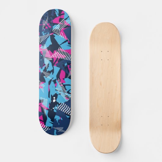 Grunge Abstract Skateboard (Voorkant)