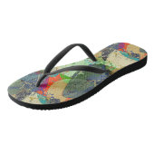 Grunge abstract teenslippers (Schuin)