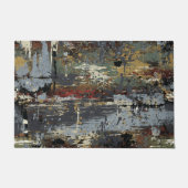 Grunge Abstracte Kunst Buiten Deurmat (Voorkant)