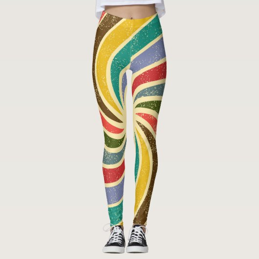 Grunge Abstracte Reinigbare Achtergrond. Leggings (Voorkant)