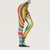 Grunge Abstracte Reinigbare Achtergrond. Leggings (Rechts)