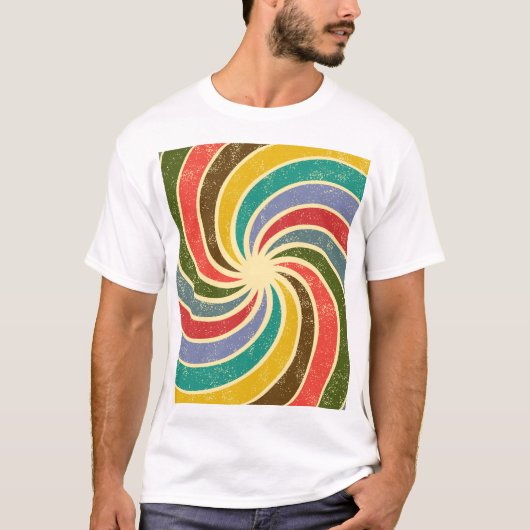 Grunge Abstracte Reinigbare Achtergrond. T-shirt (Voorkant)