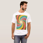 Grunge Abstracte Reinigbare Achtergrond. T-shirt (Voorkant volledig)