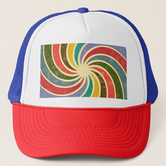 Grunge Abstracte Reinigbare Achtergrond. Trucker Pet (Voorkant)