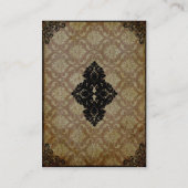 Grunge Ace of Clubs Visitekaartje (Achterkant)