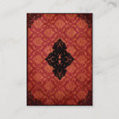 Grunge Ace of Diamonds Visitekaartje (Achterkant)