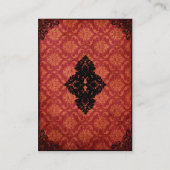 Grunge Ace of Diamonds Visitekaartje (Achterkant)