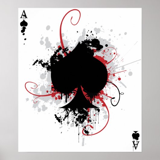 Grunge Ace Poster (Voorkant)