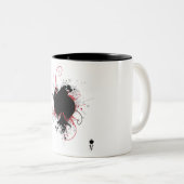 Grunge Ace Tweekleurige Koffiemok (Voorkant rechts)