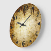 Grunge acrylwandklok grote klok (Hoek)