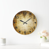 Grunge acrylwandklok grote klok (Huis)