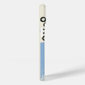 Grunge aesthetic abstract minimal Monogram Case-Mate iPhone Case (Achterkant / Rechts)