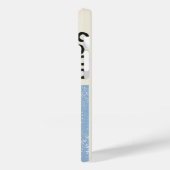 Grunge aesthetic abstract minimal Monogram Case-Mate iPhone Case (Achterkant / Links)