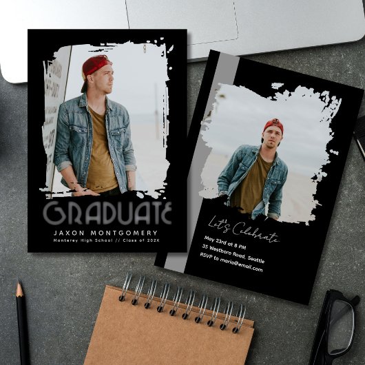 Grunge Afgestudeerde Kaart