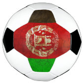 Grunge Afghanistan Flag Voetbal (Gedraaid)