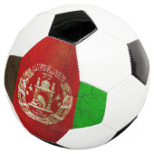 Grunge Afghanistan Flag Voetbal (Drie kwart)