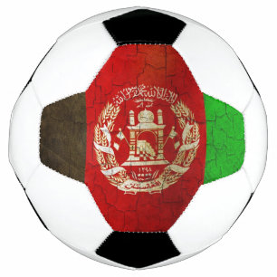 Grunge Afghanistan Flag Voetbal