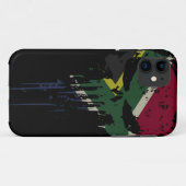 Grunge Africa skull Hoesje-Mate iPhone Case (Achterkant (horizontaal))