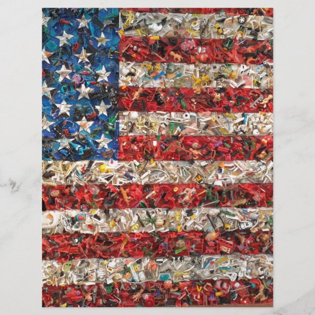 grunge american flag (Voorkant)