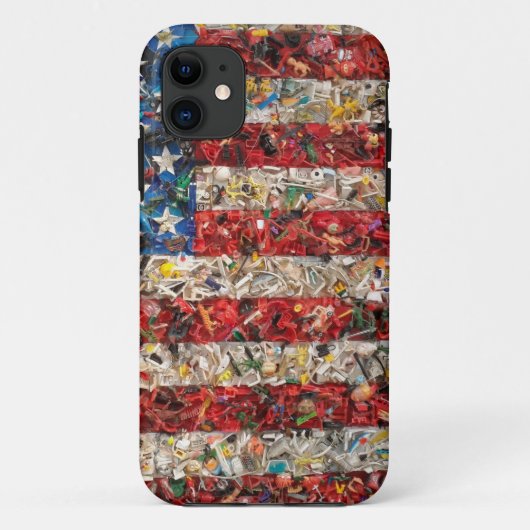 grunge american flag Case-Mate iPhone case (Achterkant)