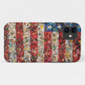 grunge american flag Case-Mate iPhone case (Achterkant (horizontaal))