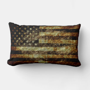 Grunge American Flag Kussen