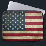 Grunge American Flag Laptop Sleeve<br><div class="desc">Grunge American Flag design. Perfect geschenk voor thuis, kantoor of decoratie.</div>