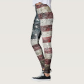 Grunge American Flag Leggings (Links)