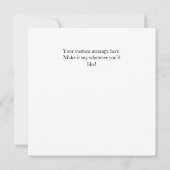 Grunge American Flag Miniature Schnauzer Flat Card (Achterkant)