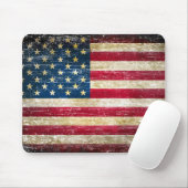 Grunge American Flag Muismat (Met muis)